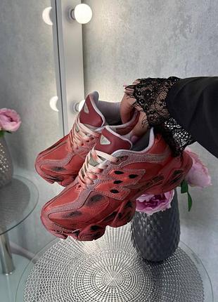Стильні жіночі кросівки new balance 9060 custom red