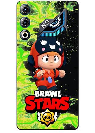 Силіконовий бампер чохол для zte nubia neo 3 gt 5g з героєм бравл беа снайпер brawl