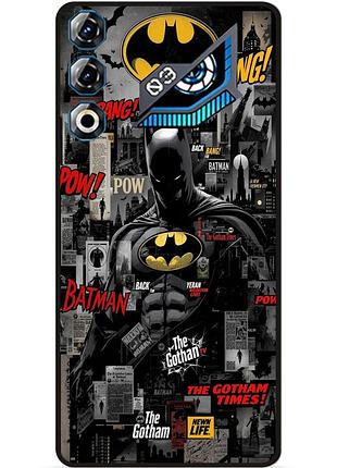 Чехол силиконовый бампер для zte nubia neo 3 gt 5g с рисунком batman бэтмен