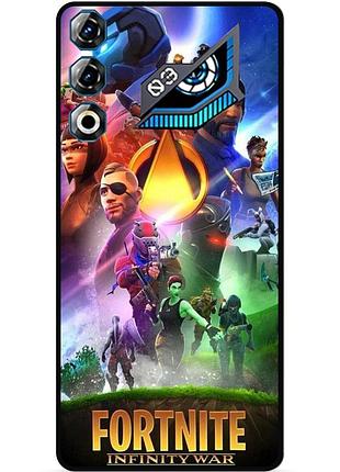 Силиконовый чехол бампер для zte nubia neo 3 gt 5g с рисунком fortnite фортнайт