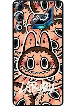 Силиконовый чехол бампер для zte nubia neo 3 gt 5g с рисунком labubu лабубу