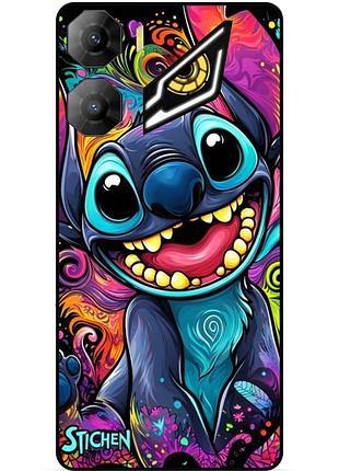 Чехол силиконовый бампер для zte nubia neo 3 5g с рисунком стич stitch