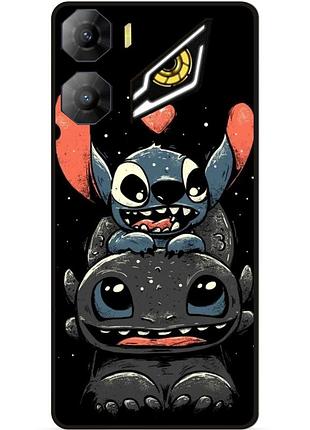 Силіконовий бампер чохол для zte nubia neo 3 5g з малюнком stitch стіч