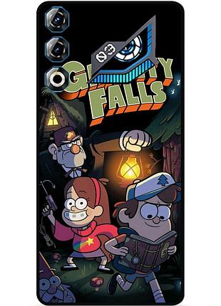 Силиконовый бампер чехол для zte nubia neo 3 gt 5g с картинкой гравити фолз gravity falls