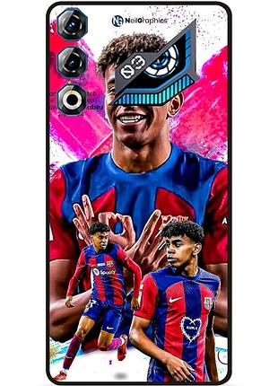 Чехол силиконовый бампер для zte nubia neo 3 gt 5g с рисунком lamine yamal ламин ямаль
