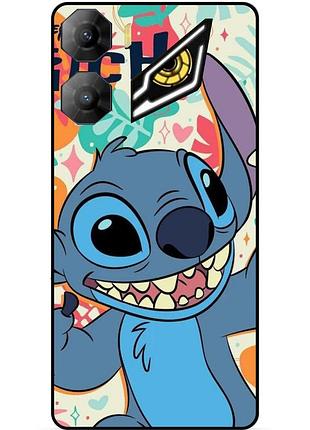 Силиконовый бампер чехол для zte nubia neo 3 5g с рисунком stitch стич
