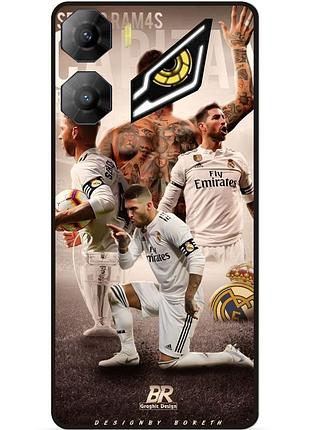 Силіконовий чохол бампер для zte nubia neo 3 5g з малюнком sergio ramos серхио рамос real madrid