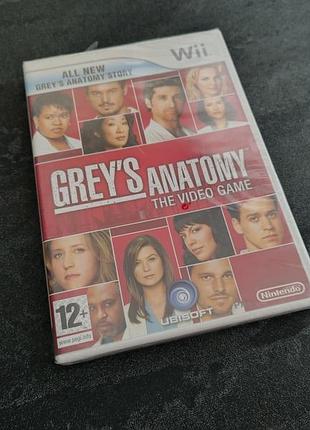 Диск grey`s anatomy the video game (nintendo wii)