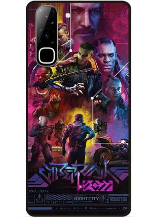 Чохол силіконовий для infinix hot 70 (x6895) з картинкою cyberpunk