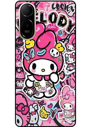 Силиконовый чехол для xiaomi poco c81 pro hello kitty kuromi куроми хелло китти
