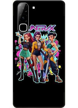 Силіконовий бампер чохол для infinix hot 70 (x6895) demon hunters k-pop