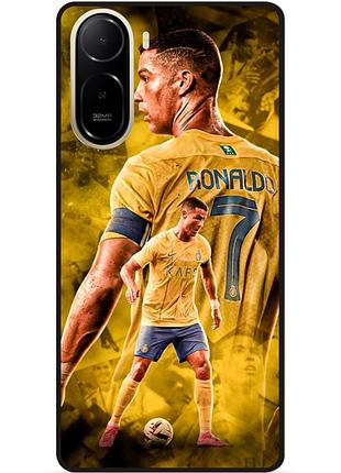 Силіконовий чохол бампер для xiaomi poco c81 pro з малюнком роналдо аль наср ronaldo