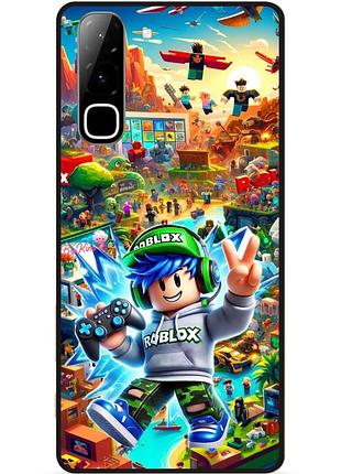 Силіконовий чохол бампер для infinix hot 70 (x6895) з малюнком roblox гра роблокс