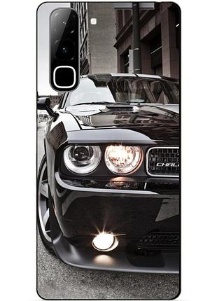 Силіконовий чохол бампер для infinix hot 70 (x6895) з малюнком dodge додж машина авто