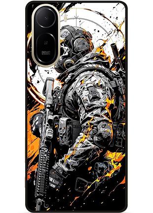 Силиконовый бампер чехол для xiaomi poco c81 pro stalker сталкер
