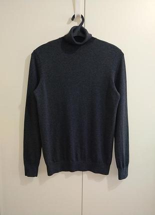 Гольф h&m хлопок серый цвет stradivarius asos zara uniqlo gap