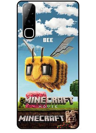 Силіконовий чохол бампер для infinix hot 70 (x6895) гра майнкрафт minecraft