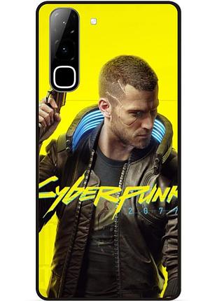 Силиконовый чехол для infinix hot 70 (x6895) с рисунком cyberpunk
