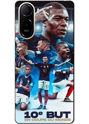 Силиконовый бампер чехол для xiaomi poco c81 pro с рисунком мбаппе франция mbappe