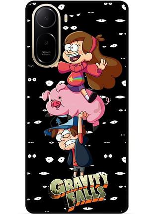 Силиконовый бампер чехол для xiaomi poco c81 pro с картинкой gravity falls гравити фолз