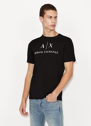 Футболка armani exchange с логотипом