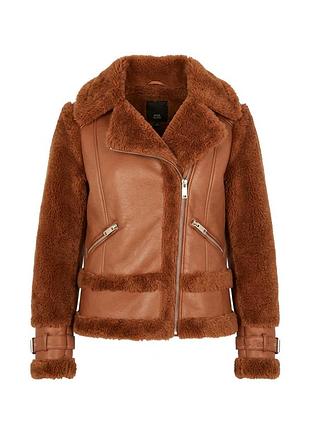 1+1=3! руда куртка дублянка авіатор river island