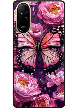 Силіконовий чохол для xiaomi poco c81 pro бабочки метелики