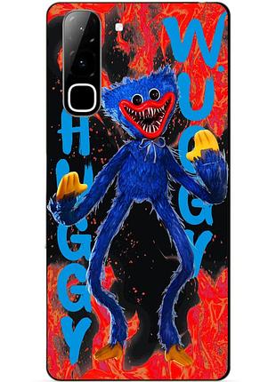 Чехол силиконовый бампер для infinix hot 70 (x6895) с рисунком huggy wuggy хагги вагги