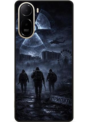 Силиконовый чехол для xiaomi poco c81 pro с картинкой stalker сталкер