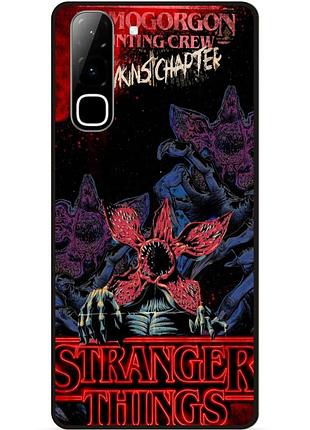Силіконовий чохол бампер для infinix hot 70 (x6895) дивні дива stranger things