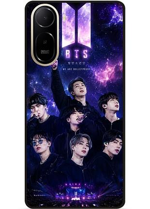 Силиконовый бампер чехол для xiaomi poco c81 pro с картинкой bts bangtan boys