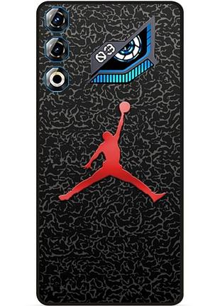 Силіконовий чохол бампер для zte nubia neo 3 gt 5g з малюнком jordan джордан