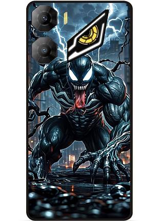 Чехол силиконовый бампер для zte nubia neo 3 5g с рисунком веном marvel venom