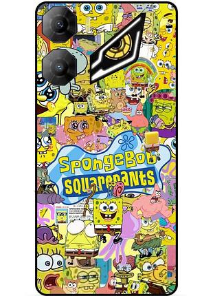 Силіконовий чохол бампер для zte nubia neo 3 5g з малюнком sponge bob губка боб