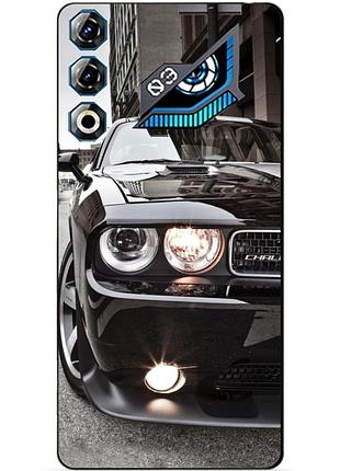 Чехол силиконовый бампер для zte nubia neo 3 gt 5g с рисунком dodge додж машина авто