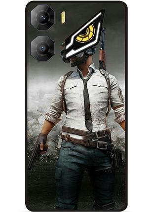 Силіконовий чохол бампер для zte nubia neo 3 5g з малюнком pubg пабг