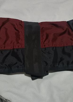 Попона куртка для собак animate waterproof windproof breathable бордовая с черным водонепроницаемая ветрозащитная термо одежда дождевик