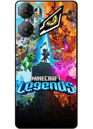 Силиконовый бампер чехол для zte nubia neo 3 5g игра майнкрафт minecraft