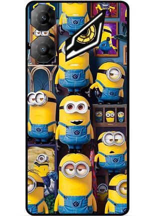 Силиконовый бампер чехол для zte nubia neo 3 5g с картинкой миньоны minion