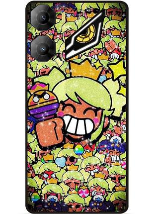 Силиконовый бампер чехол для zte nubia neo 3 5g стикеры бравл менди brawl
