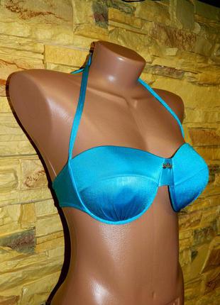 Бюстгалтер верх від купальника 80с блакитний