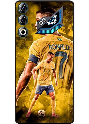 Силіконовий чохол бампер для zte nubia neo 3 gt 5g з малюнком роналдо аль наср ronaldo