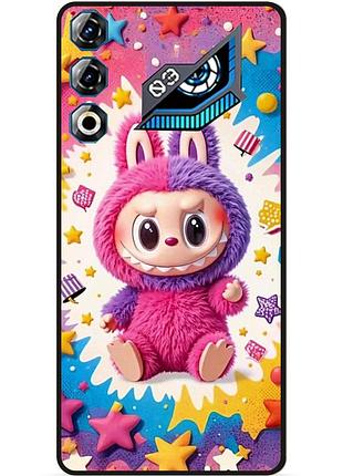 Силиконовый бампер чехол для zte nubia neo 3 gt 5g с рисунком labubu лабубу