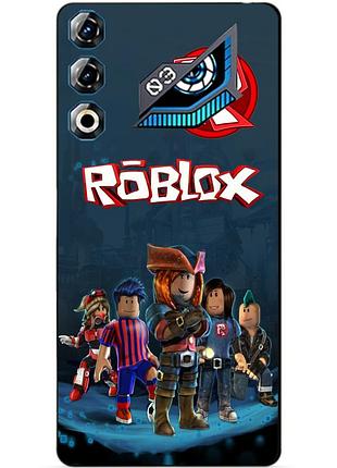 Силіконовий чохол бампер для zte nubia neo 3 gt 5g з малюнком roblox роблокс