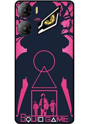 Силиконовый чехол бампер для zte nubia neo 3 5g игра в кальмара squid game