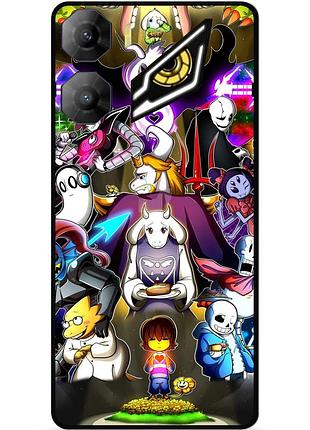 Силиконовый чехол бампер для zte nubia neo 3 5g с рисунком андертейл undertale