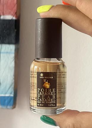 Карамельна груша їв роше, poire caramel, pear caramel yves rocher