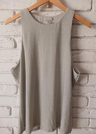 Базовый топ h&amp;m с люрексом