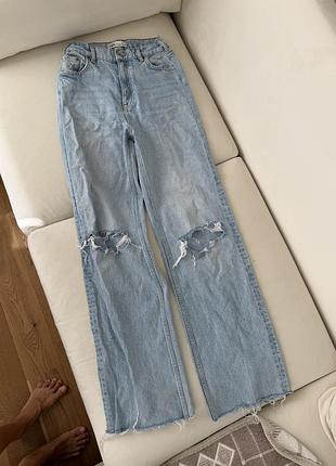 Джинси zara кльош