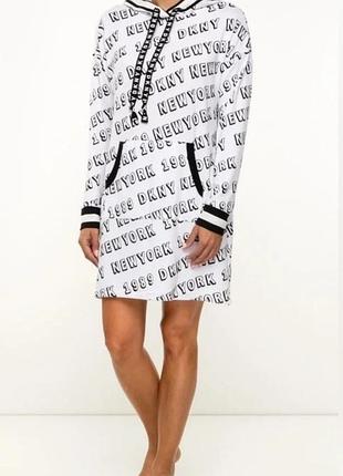 Стильне худі-сукня dkny/домашній одяг,пижама сукня